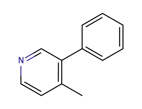 Molecular Structure of 19352-29-5 (3-PHENYL-4-PICOLINE)