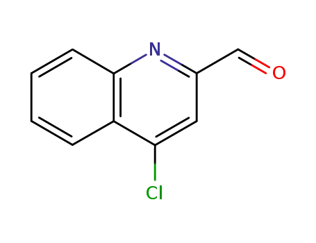 Molecular Structure of 28615-67-0 (4-CHLOROQINOLINE-2-CARBOXALDEHYDE)