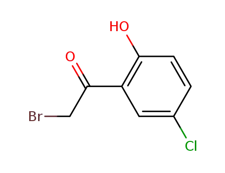 Molecular Structure of 52727-99-8 (2-BROMO-5'-CHLORO-2'-HYDROXYACETOPHENONE)