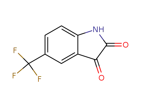 Molecular Structure of 345-32-4 (5-(TRIFLUOROMETHYL)ISATIN)