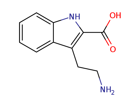 1H-Indole-2-carboxylic acid, 3-(2-aminoethyl)-