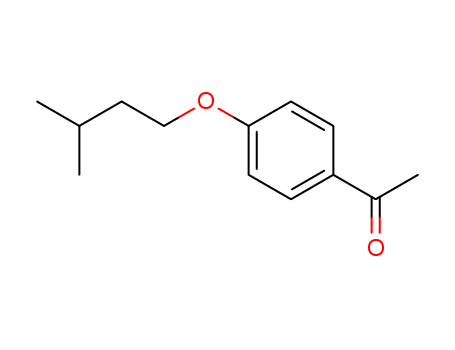 24242-99-7,1-[4-(3-METHYL-BUTOXY)-PHENYL]-ETHANONE,Acetophenone,4'-(isopentyloxy)- (8CI); 4'-(Isopentyloxy)acetophenone;p-(Isopentyloxy)acetophenone