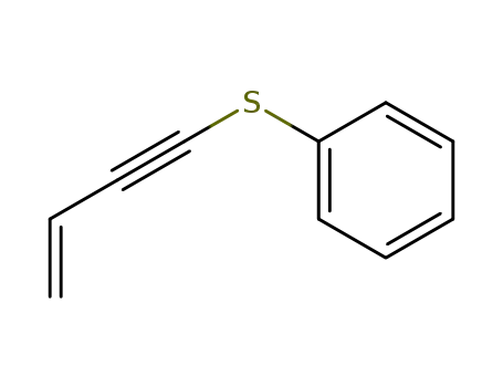 Molecular Structure of 35346-84-0 (Benzene, (3-buten-1-ynylthio)-)