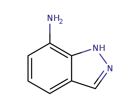 Molecular Structure of 21443-96-9 (1H-Indazol-7-amine)