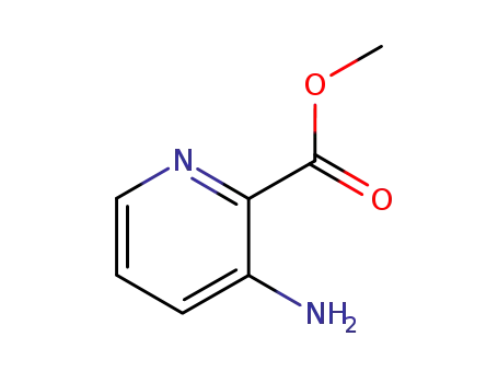 Molecular Structure of 36052-27-4 (3-Aminopyridine-2-carboxylic acid methyl ester)