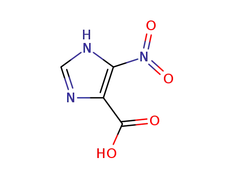 Molecular Structure of 40507-59-3 (4-Nitro-1H-imidazole-5-carboxylic acid)