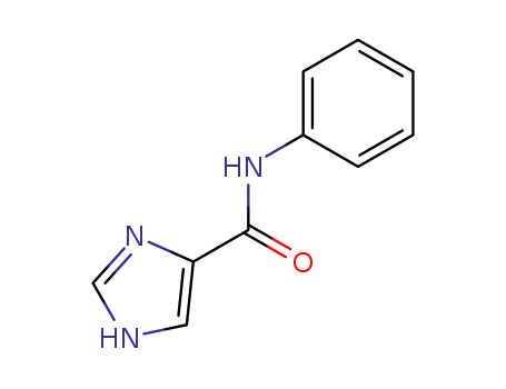 Molecular Structure of 13189-13-4 (N-Phenyl-1H-imidazole-4-carboxamide)