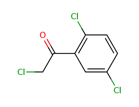 Molecular Structure of 7396-79-4 (2-chloro-2-5-dichloroacetophenone)