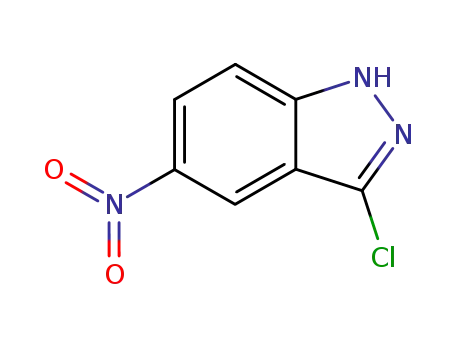 Molecular Structure of 4812-45-7 (3-CHLORO-5-NITRO-1H-INDAZOLE)