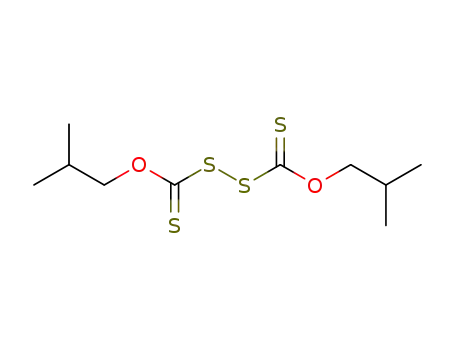 Molecular Structure of 18277-30-0 (2-methylpropyl 2-methylpropoxycarbonyldisulfanylformate)