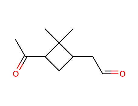 Cyclobutaneacetaldehyde, 3-acetyl-2,2-dimethyl-