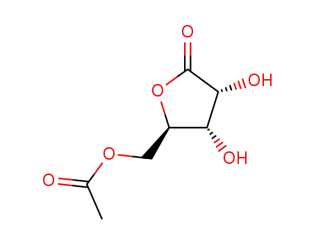 Molecular Structure of 90108-55-7 (5-O-ACETYL-D-RIBO-1,4-LACTONE)
