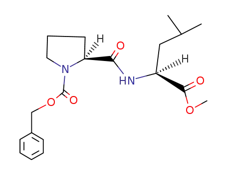 Molecular Structure of 2873-37-2 (Cbz-Pro-Leu-OMe)