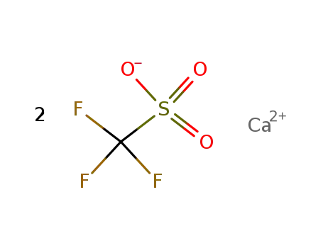 Molecular Structure of 55120-75-7 (CALCIUM TRIFLUOROMETHANESULFONATE)