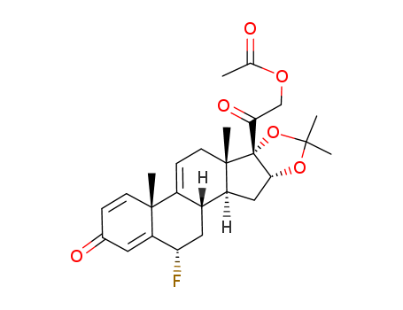 Pregna-1,4,9(11)-triene-3,20-dione,21-(acetyloxy)-6-fluoro-16,17-[(1-methylethylidene)bis(oxy)]-, (6a,16a)- (9CI)