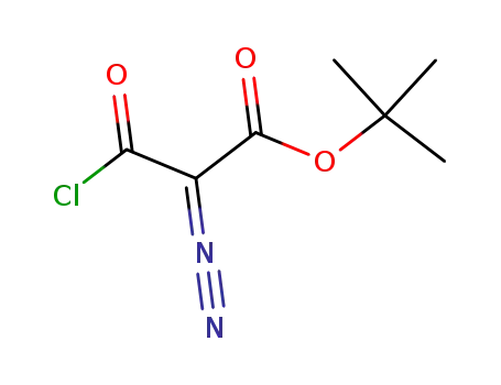 Molecular Structure of 155193-73-0 (Propanoic acid, 3-chloro-2-diazo-3-oxo-, 1,1-dimethylethyl ester)