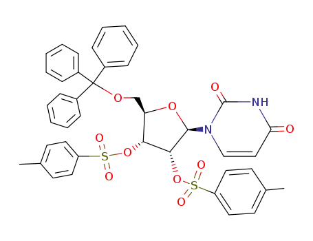 Uridine, 5'-O-(triphenylmethyl)-, 2',3'-bis(4-methylbenzenesulfonate)