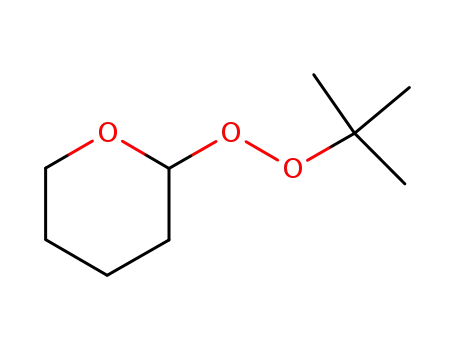 Molecular Structure of 28627-46-5 (2H-Pyran, 2-[(1,1-dimethylethyl)dioxy]tetrahydro-)