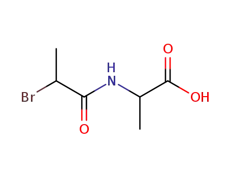 Molecular Structure of 31654-38-3 (N-(DL-2-bromopropionyl)-DL-alanine)