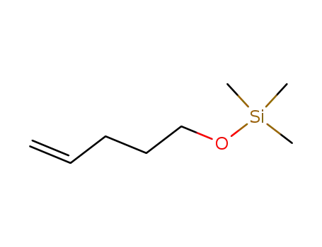 Molecular Structure of 14031-96-0 (Silane, trimethyl(4-pentenyloxy)-)