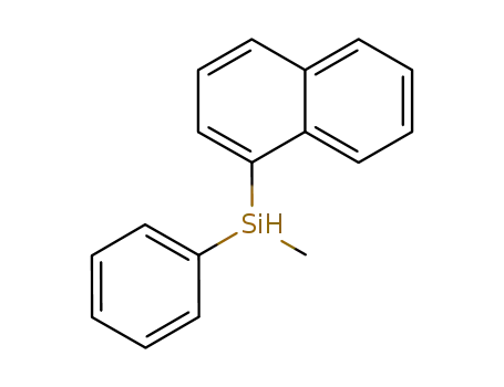 Molecular Structure of 7427-12-5 (Methyl(1-naphtyl)(phenyl)silane)