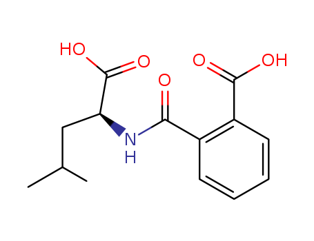Benzoic acid, 2-[[[(1S)-1-carboxy-3-methylbutyl]amino]carbonyl]-
