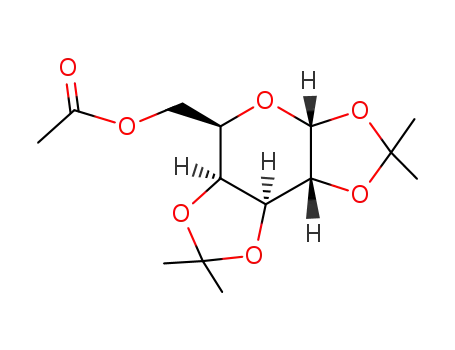 Molecular Structure of 4860-78-0 (6-O-ACETYL-1,2:3,4-DI-O-ISOPROPYLIDENE-ALPHA-D-GALACTOPYRANOSE)