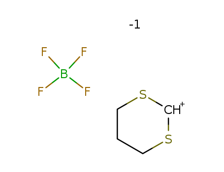Molecular Structure of 39915-66-7 (4H-1,3-Dithiin-1-ium, 5,6-dihydro-, tetrafluoroborate(1-))