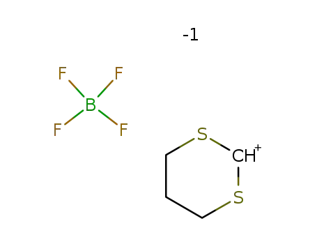 Molecular Structure of 39915-66-7 (4H-1,3-Dithiin-1-ium, 5,6-dihydro-, tetrafluoroborate(1-))