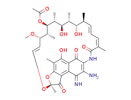 Molecular Structure of 62041-01-4 (3-Amino-4-imino-rifamycin S)