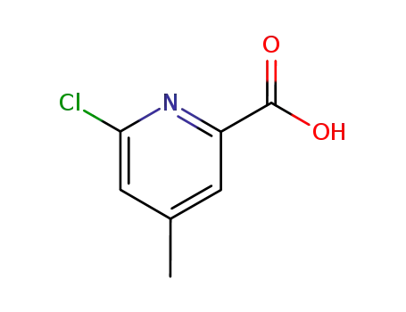 Molecular Structure of 324028-95-7 (6-CHLORO-4-METHYLPYRIDINE-2-CARBOXYLIC ACID)