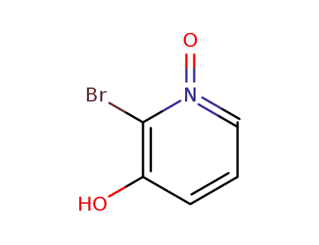 Molecular Structure of 6602-29-5 (2-BROMO-3-HYDROXYPYRIDINE-N-OXIDE)
