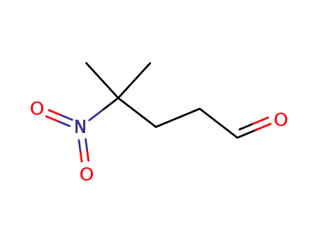 Molecular Structure of 57620-49-2 (4-METHYL-4-NITROVALERALDEHYDE)