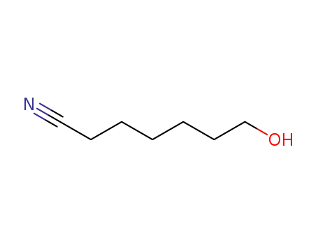 Molecular Structure of 17976-80-6 (7-hydroxyheptane-1-nitrile)