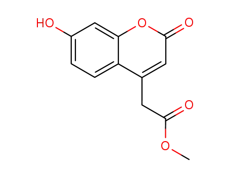 Molecular Structure of 15991-13-6 (METHYL 7-HYDROXYCOUMARIN-4-ACETATE)