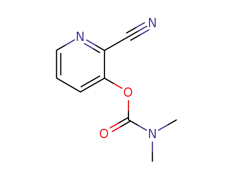 Molecular Structure of 89809-66-5 (Carbamic acid, dimethyl-, 2-cyano-3-pyridinyl ester)