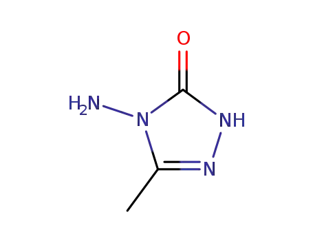Molecular Structure of 4194-37-0 (3H-1,2,4-Triazol-3-one, 4-amino-2,4-dihydro-5-methyl-)