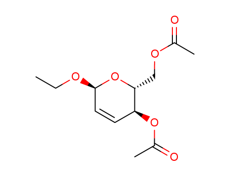 ethyl 4,6-di-O-acetyl-2,3-dideoxyhex-2-enopyranoside