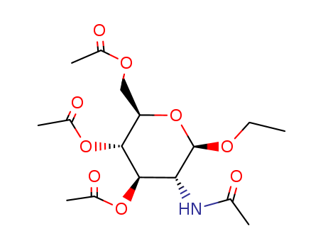 Ethyl-2-acetamido-3,4,6-tri-O-acetyl-2-deoxy-β-D-glucopyranoside
