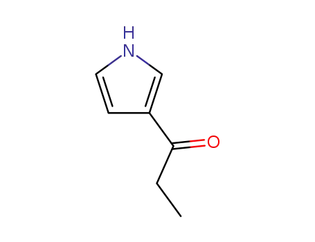 Molecular Structure of 1193-61-9 (1-(1H-pyrrol-3-yl)propan-1-one)
