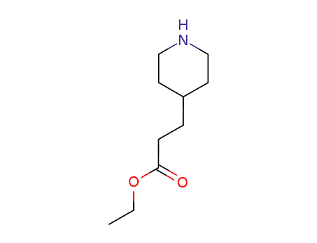 Molecular Structure of 71879-55-5 (ETHYL 3-PIPERIDIN-4-YLPROPANOATE)