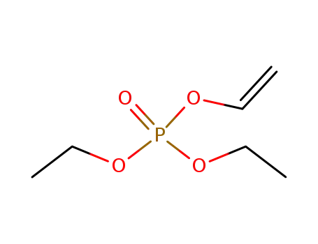 Molecular Structure of 4851-64-3 (Phosphoric acid vinyldiethyl ester)