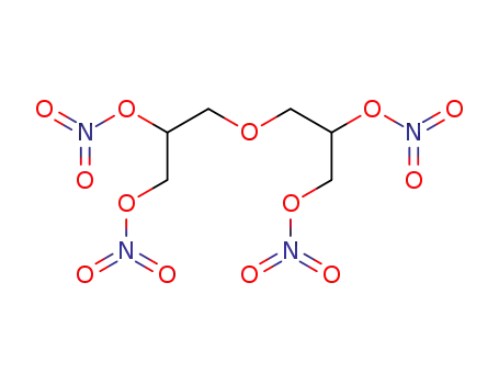 Molecular Structure of 20600-96-8 (3,3'-Oxybis(1,2-propanediol)tetranitrate)