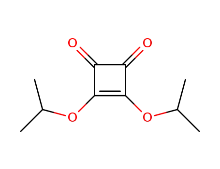 Molecular Structure of 61699-62-5 (3,4-Diisopropoxy-3-cyclobutene-1,2-dione)