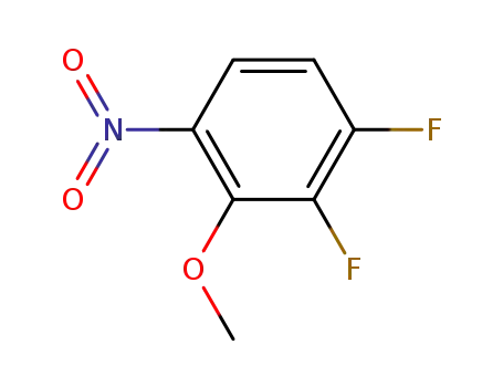 Molecular Structure of 66684-60-4 (2,3-DIFLUORO-6-NITROANISOLE)
