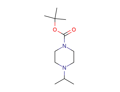 Molecular Structure of 741287-46-7 (1-Boc-4-Isopropylpiperazine)