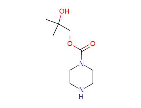 1-Piperazinecarboxylicacid, 2-hydroxy-2-methylpropyl ester