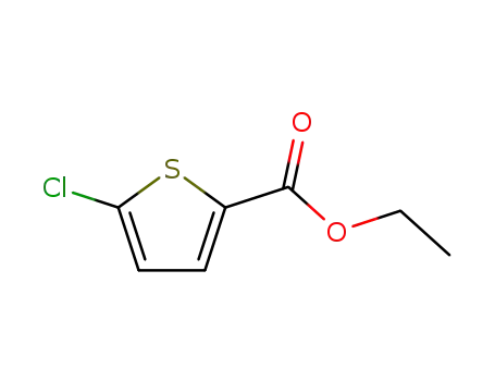 Molecular Structure of 5751-82-6 (ETHYL 5-CHLOROTHIOPHENE-2-CARBOXYLATE)