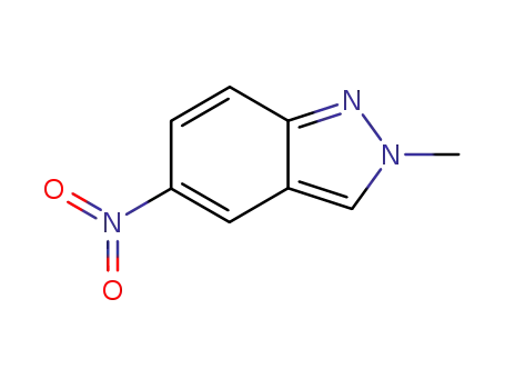 Molecular Structure of 5228-48-8 (2-METHYL-5-NITRO-2H-INDAZOLE)