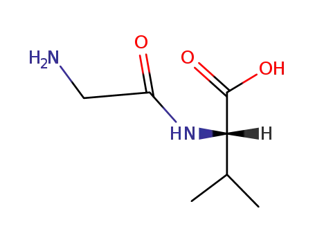 Molecular Structure of 1963-21-9 (Glycyl-L-valine)